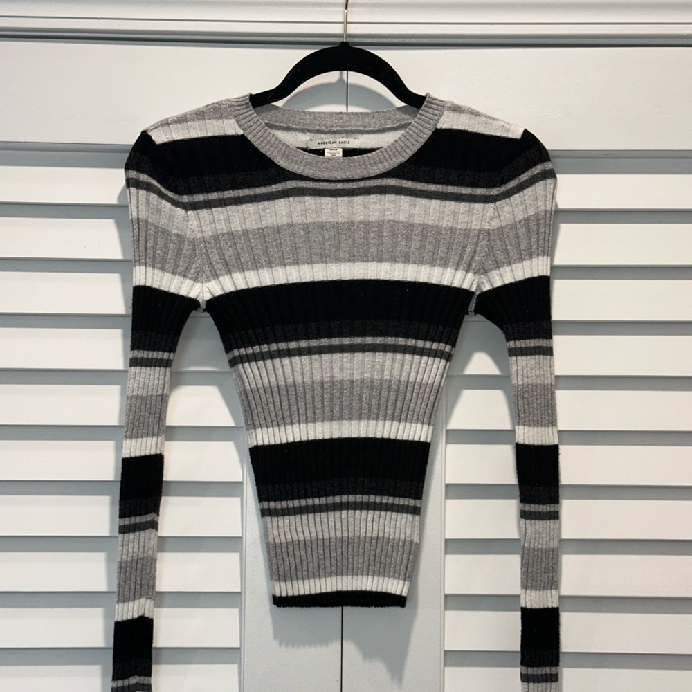 American Eagle Striped Sweater
